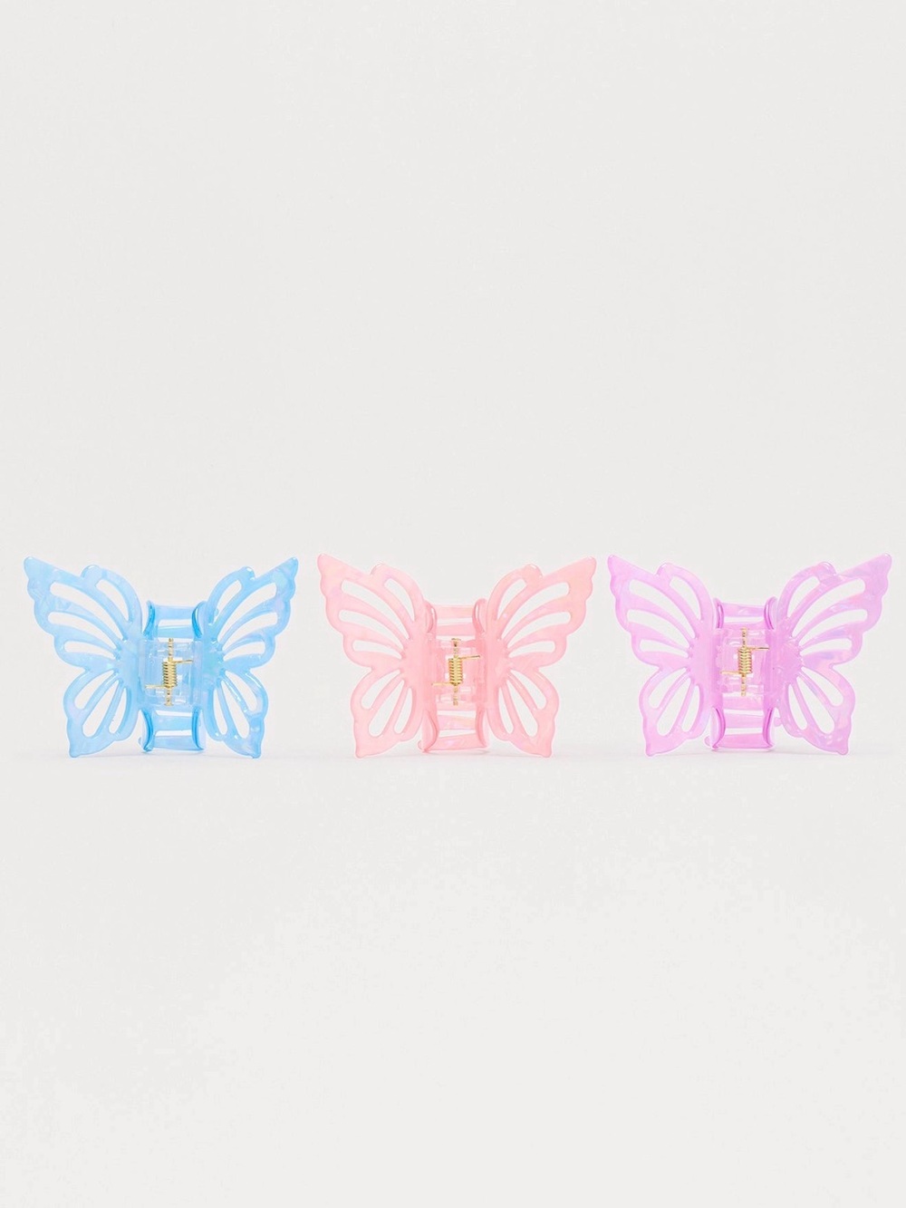 Free Spirit Butterfly 3 Piece Claw Clip Set - Multi
Color - Picture 3 of 3
